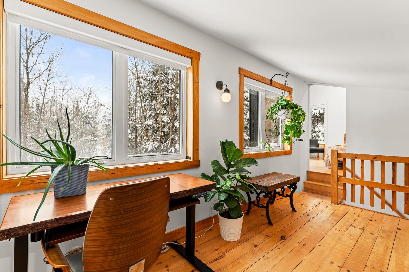 Mezzanine - 10 Ch. Lily-Butters, Eastman, QC - Indoor Photo Showing Office