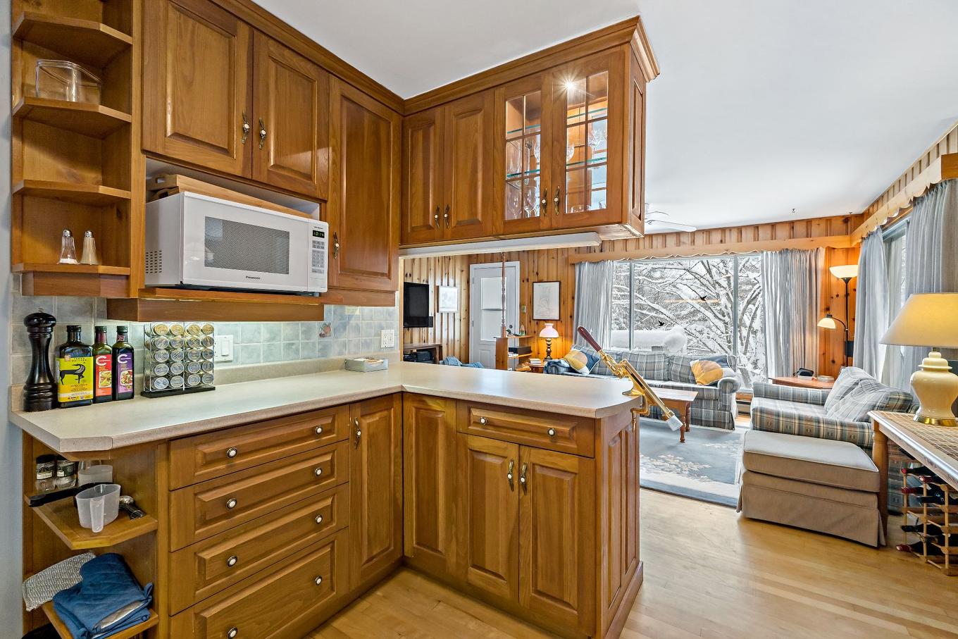 Kitchen - 202 Ch. Brunette, Lac-Supérieur, QC - Indoor Photo Showing Kitchen