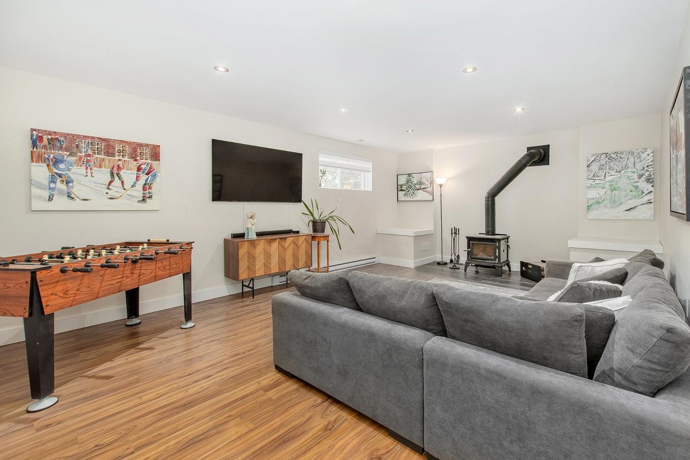 Sous-sol - 73 Ch. Des Malards, Sainte-Anne-Des-Lacs, QC - Indoor Photo Showing Living Room