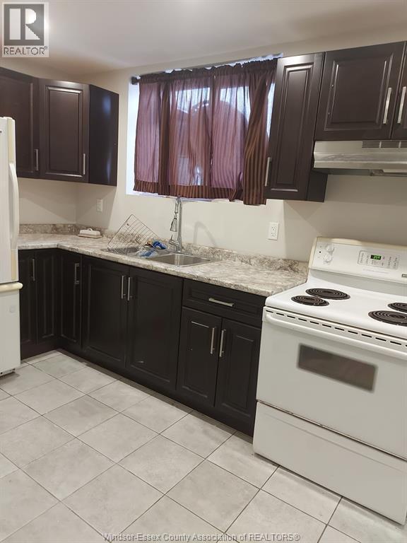 2462 Lesperance Unit# Lower, Tecumseh, ON - Indoor Photo Showing Kitchen With Double Sink