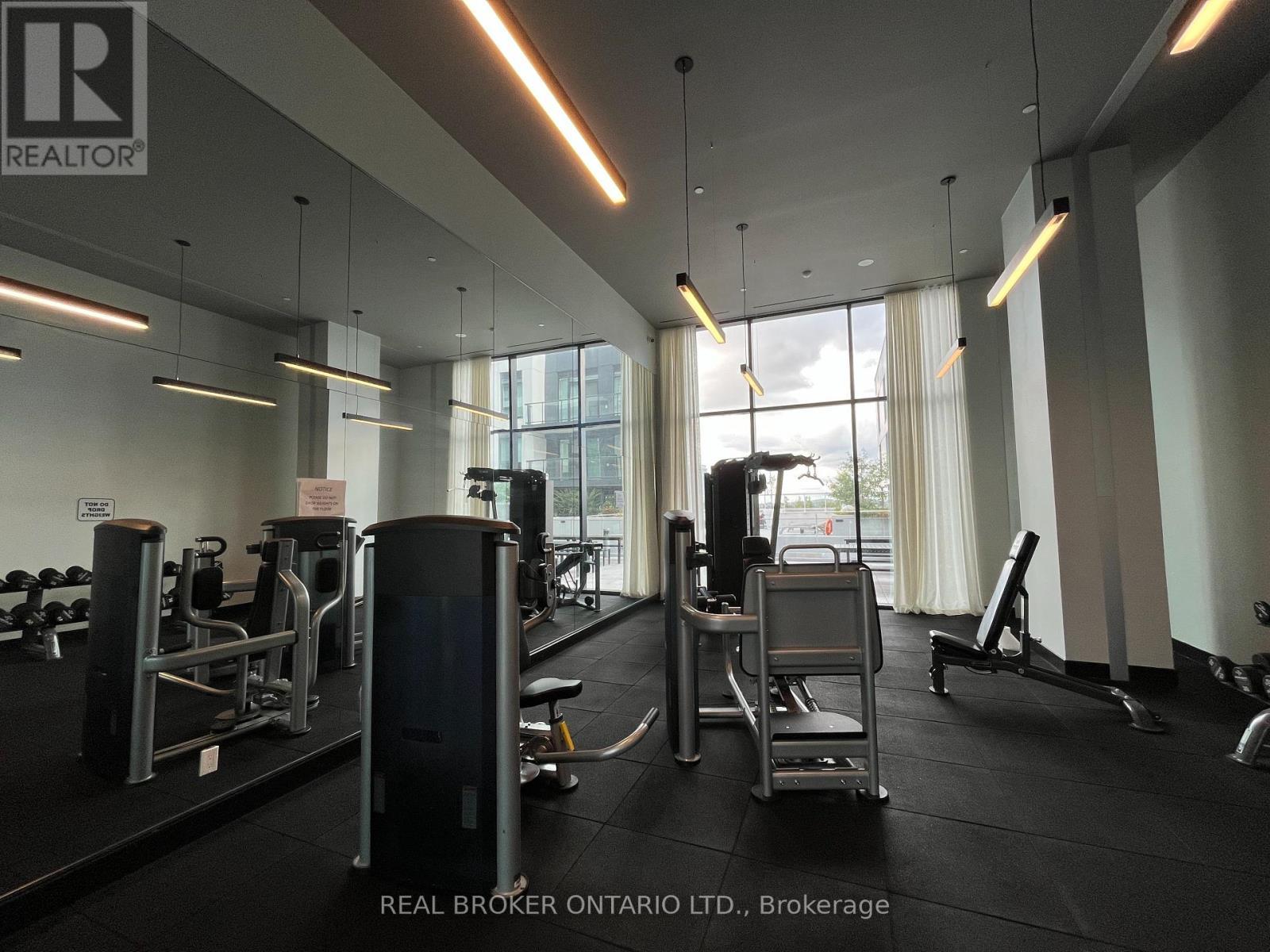 1111 - 8 Rouge Valley Drive, Markham, ON - Indoor Photo Showing Gym Room