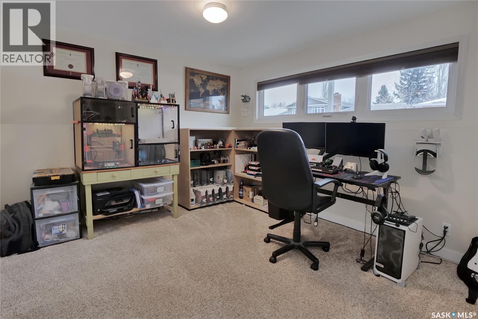 56 Bluebell Crescent, Moose Jaw, SK - Indoor Photo Showing Office