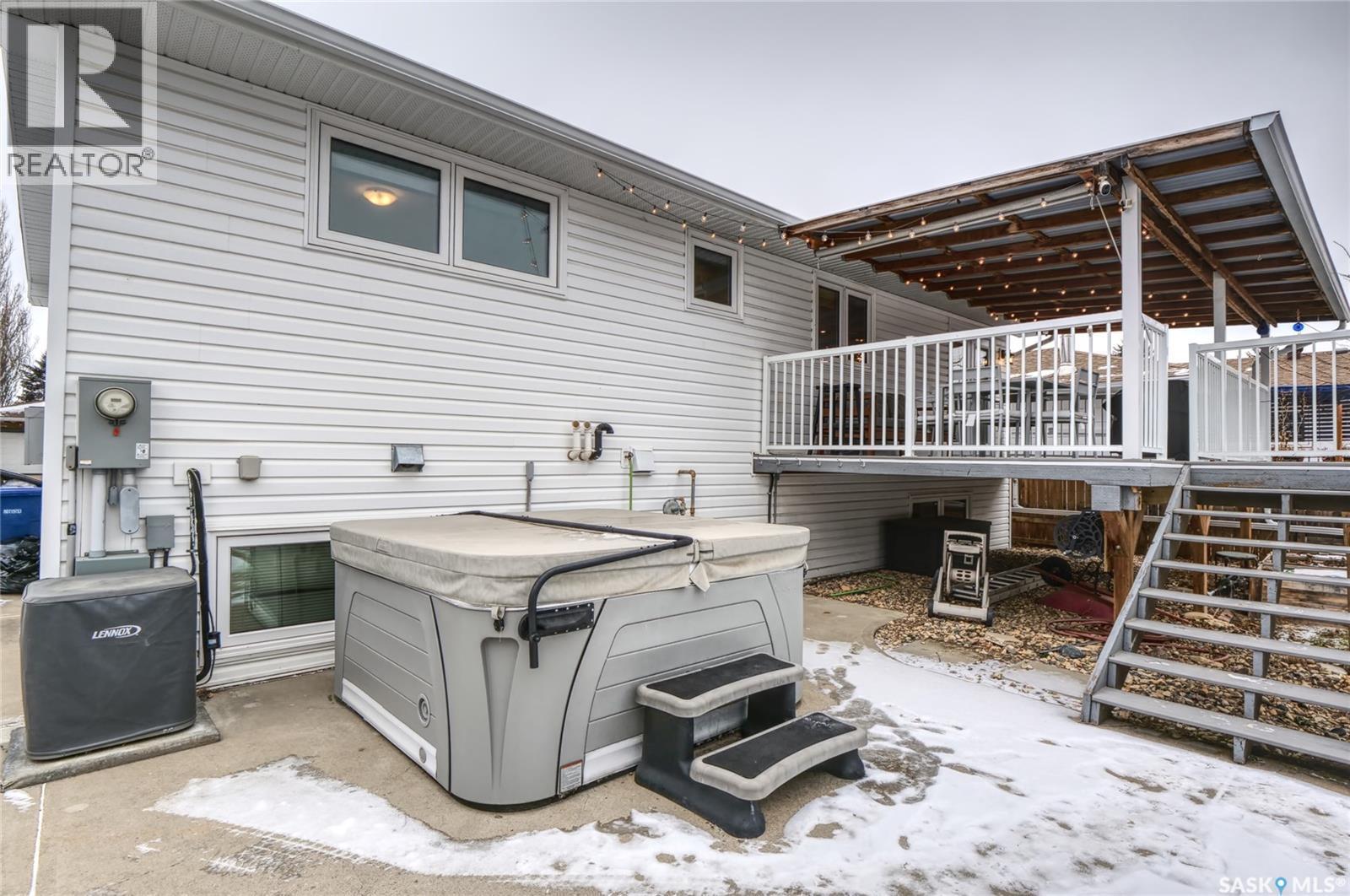 56 Bluebell Crescent, Moose Jaw, SK - Outdoor With Deck Patio Veranda With Exterior
