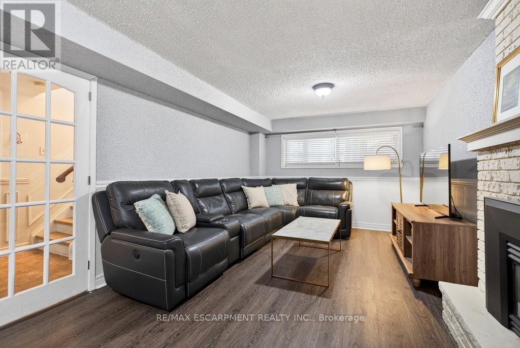 16 Forestgate Drive, Hamilton, ON - Indoor Photo Showing Living Room With Fireplace