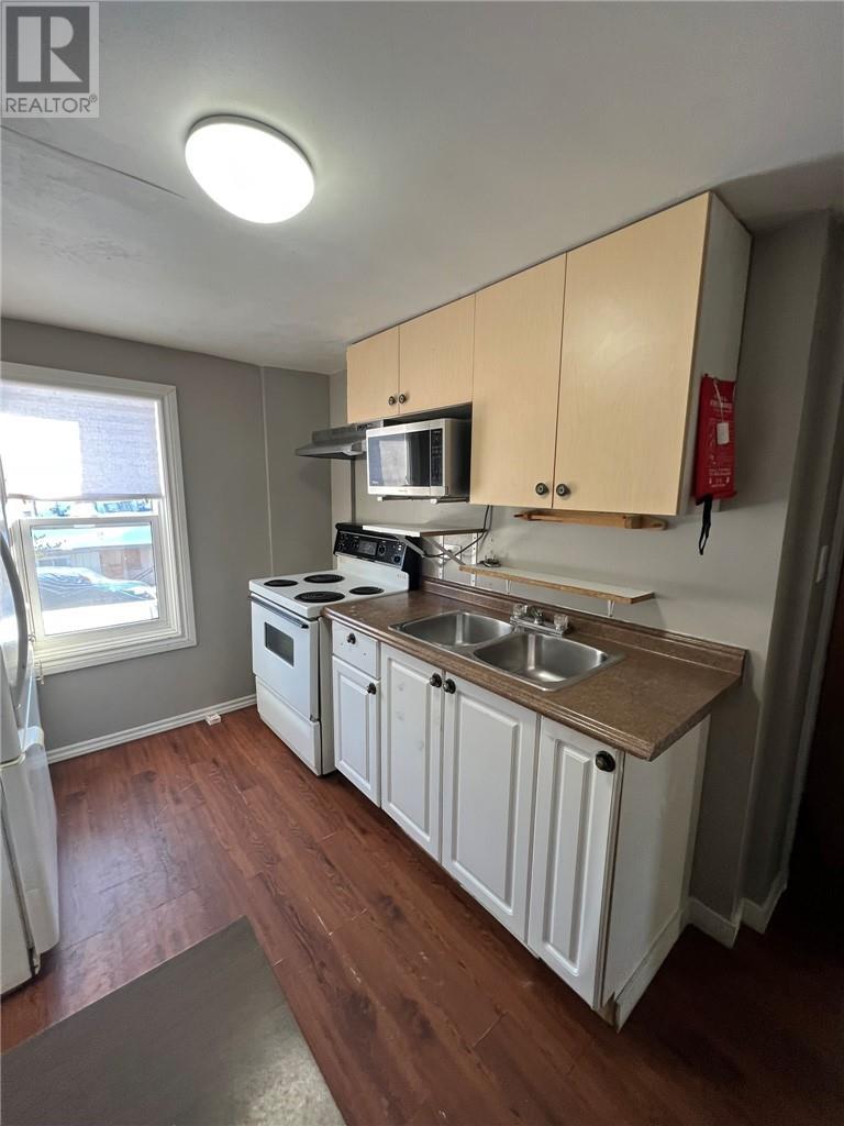 430 Montague Avenue Unit# 2, Sudbury, ON - Indoor Photo Showing Kitchen With Double Sink