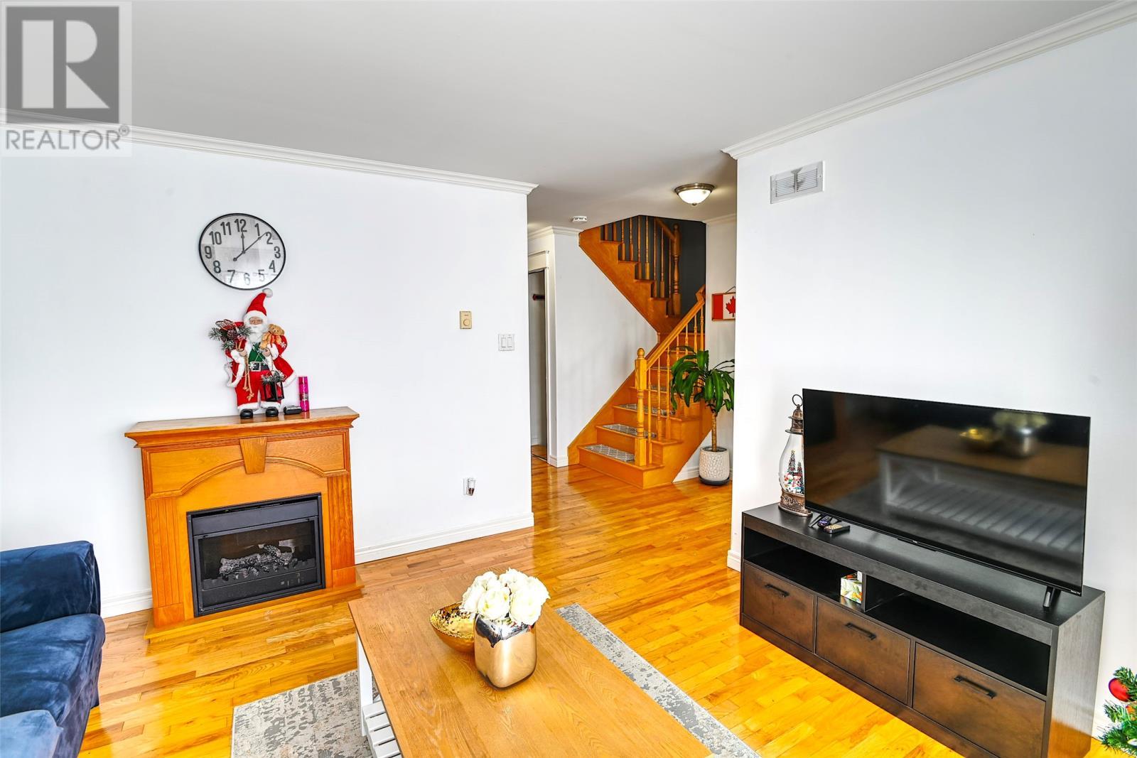 303 Stavanger Drive, St.John'S, NL - Indoor Photo Showing Living Room With Fireplace