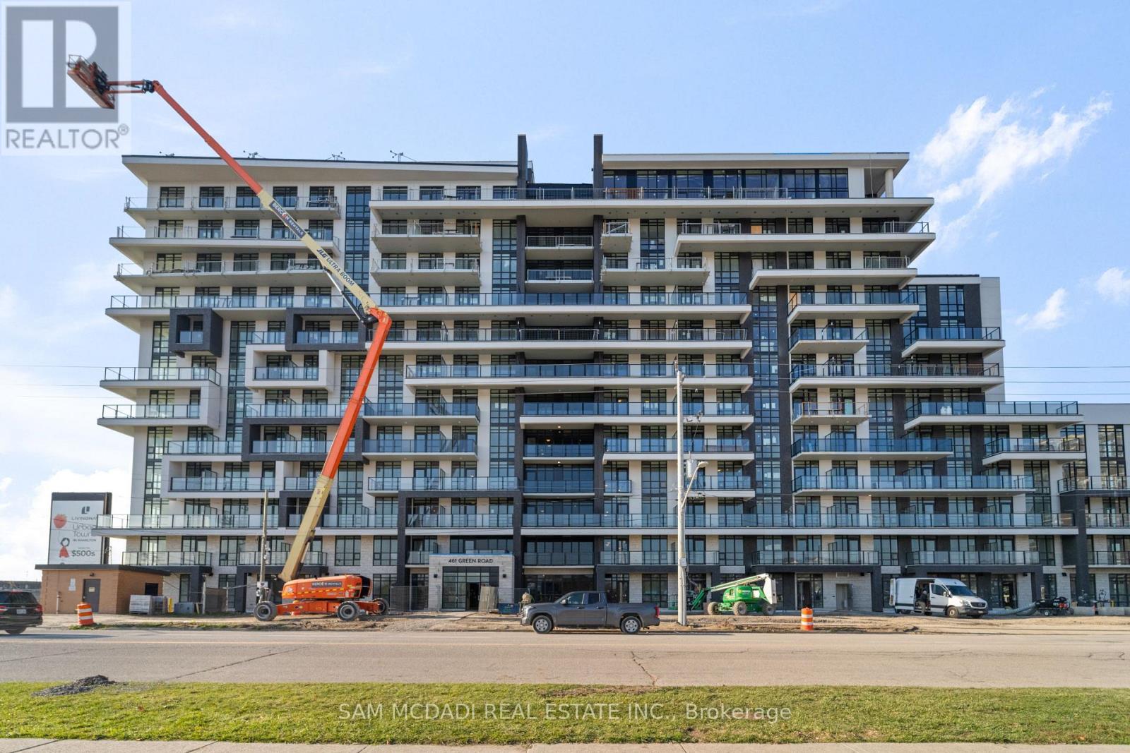 505 - 461 Green Road, Hamilton, ON - Outdoor With Balcony With Facade
