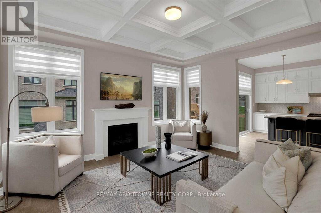 1503 Varelas Passage, Oakville, ON - Indoor Photo Showing Living Room With Fireplace