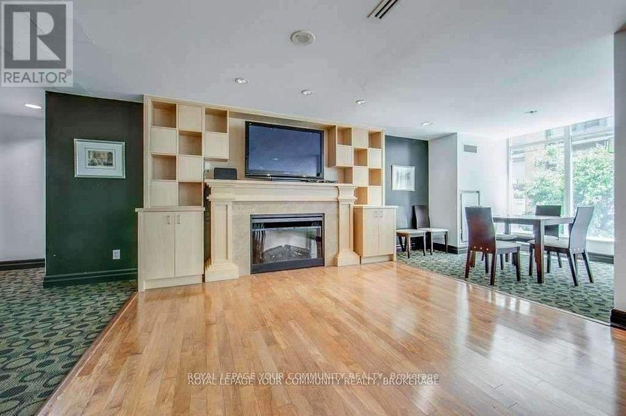 1101 - 8 Scollard Street, Toronto, ON - Indoor Photo Showing Living Room With Fireplace
