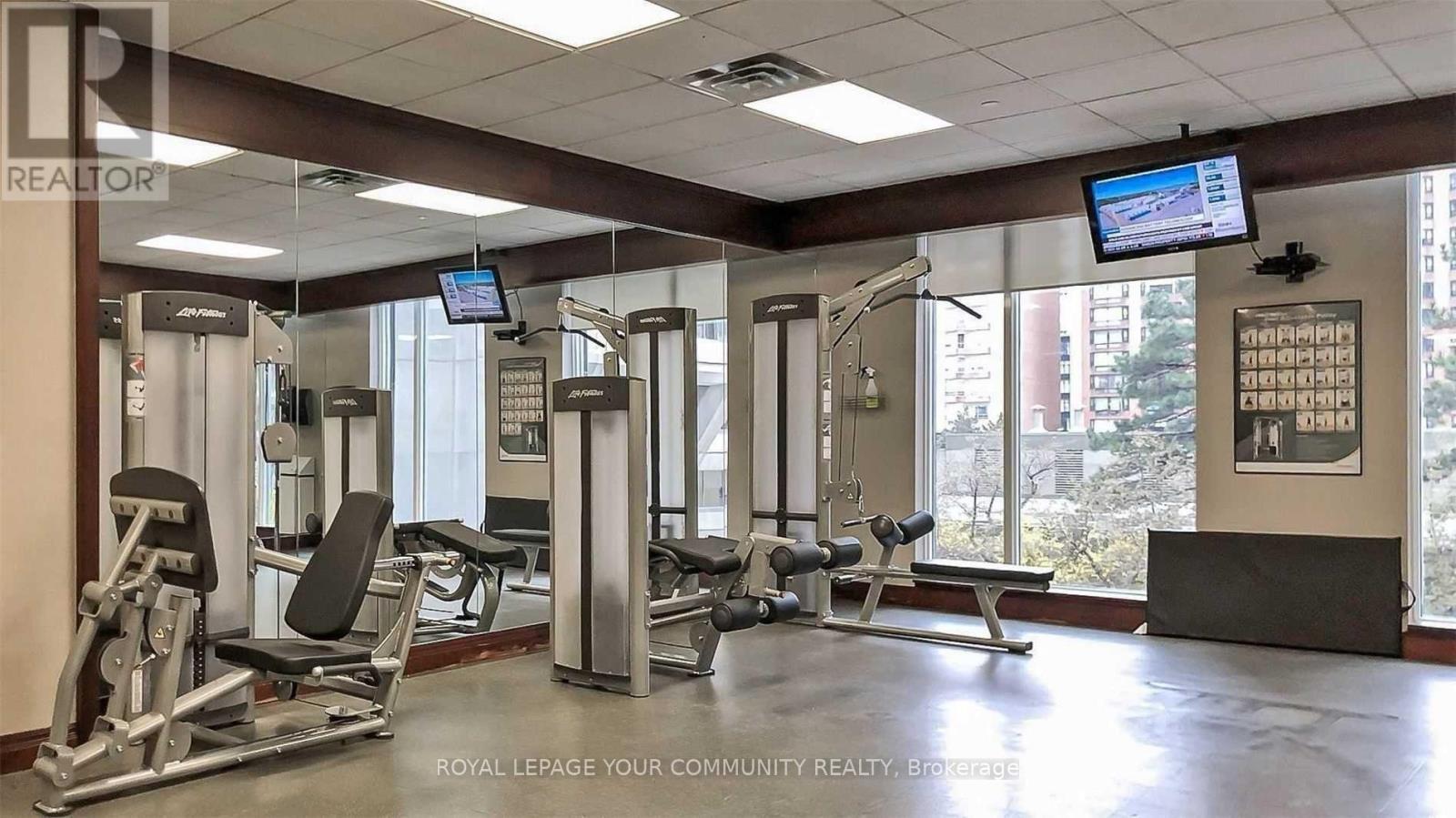 3104 - 35 Balmuto Street, Toronto, ON - Indoor Photo Showing Gym Room