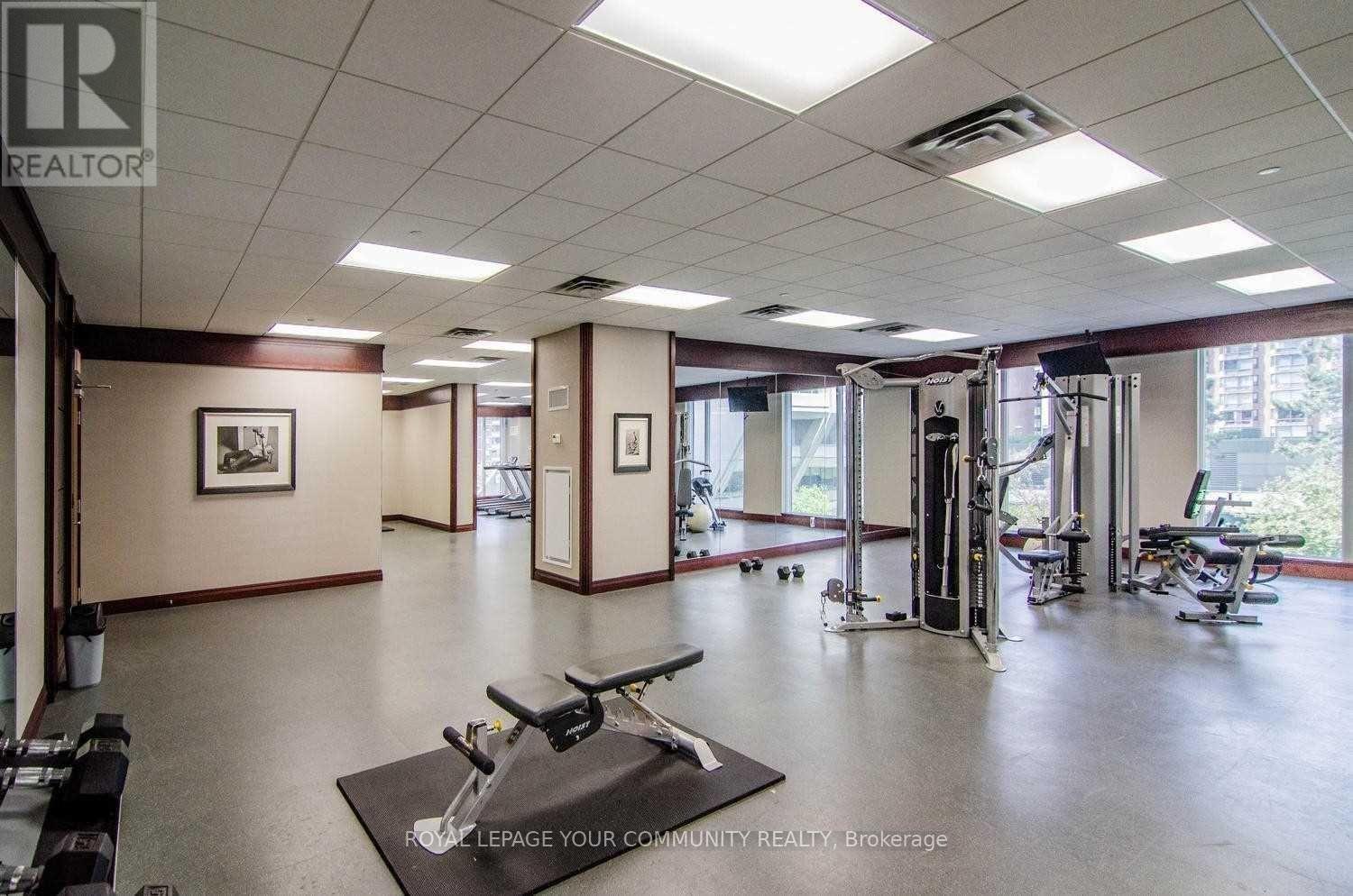 3104 - 35 Balmuto Street, Toronto, ON - Indoor Photo Showing Gym Room