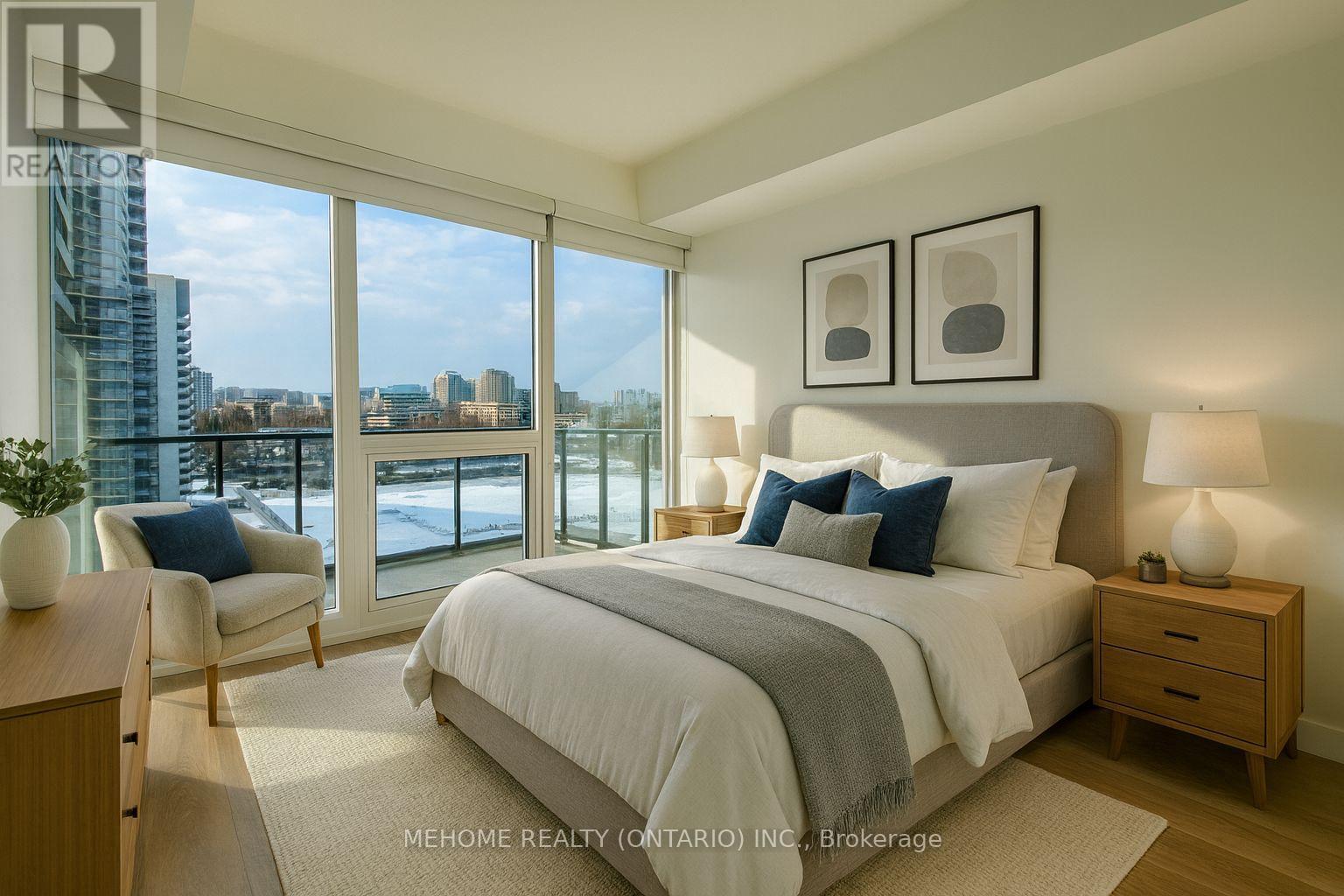 1608 - 95 Mcmahon Drive E, Toronto, ON - Indoor Photo Showing Bedroom