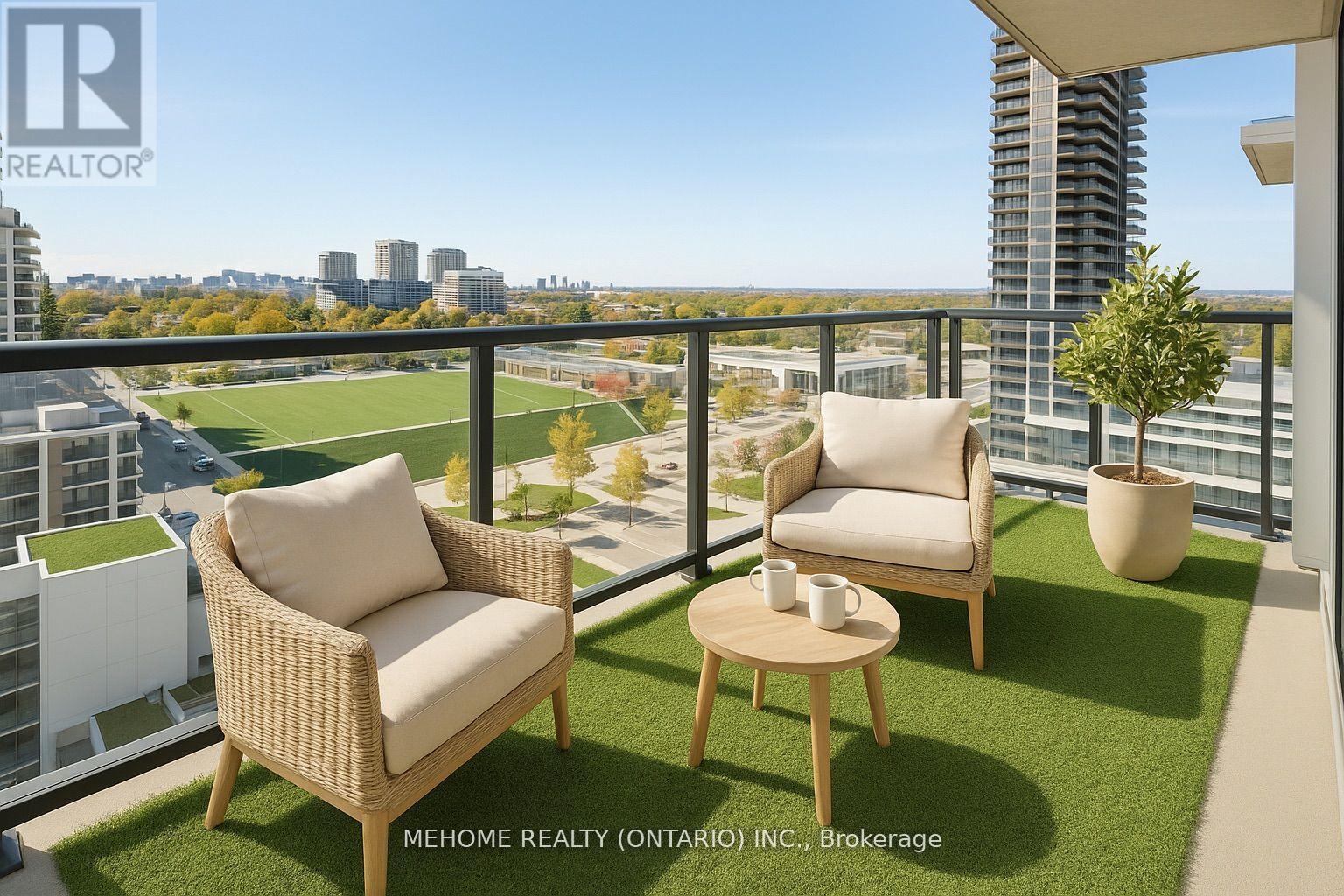 1608 - 95 Mcmahon Drive E, Toronto, ON - Outdoor With Balcony With View With Exterior