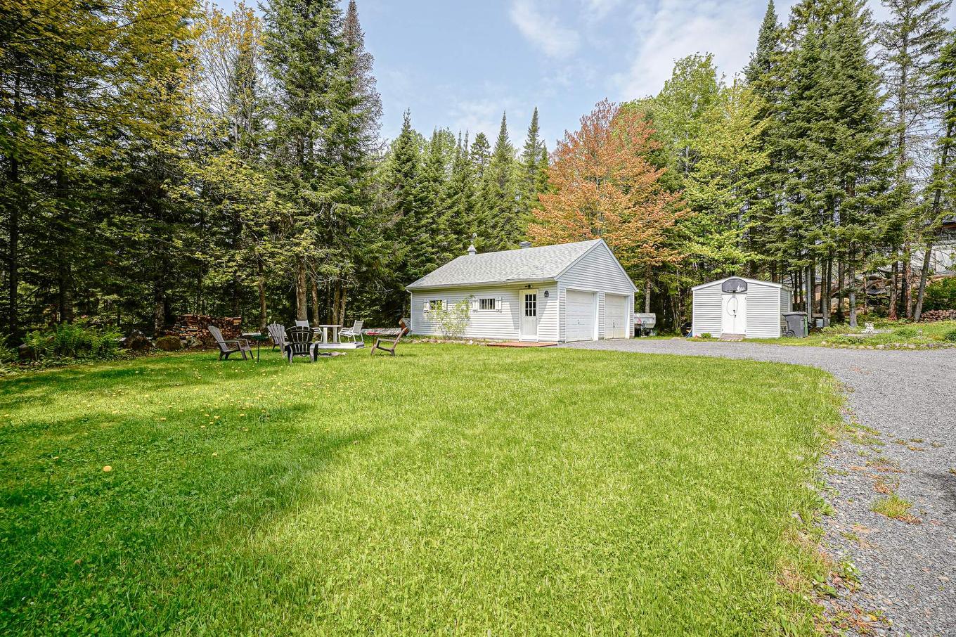 Backyard - 628 Ch. Réjean, Sainte-Agathe-Des-Monts, QC - Outdoor