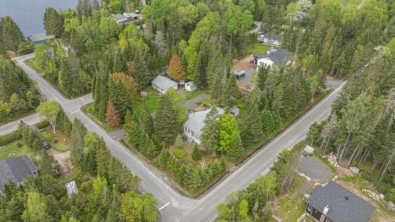 Aerial photo - 628 Ch. Réjean, Sainte-Agathe-Des-Monts, QC - Outdoor With View