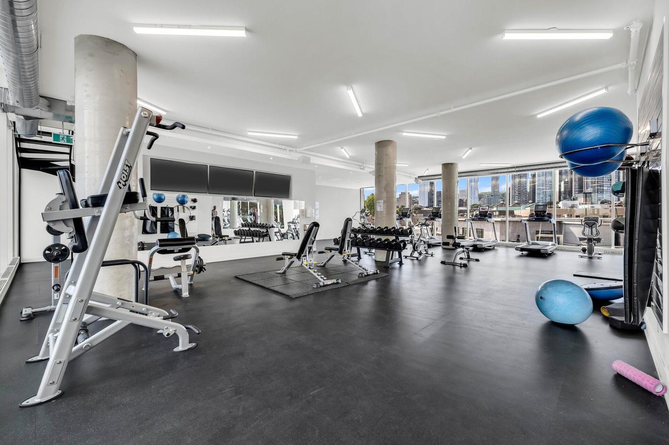 Other - 827A-1400 Rue Ottawa, Montréal (Le Sud-Ouest), QC - Indoor Photo Showing Gym Room