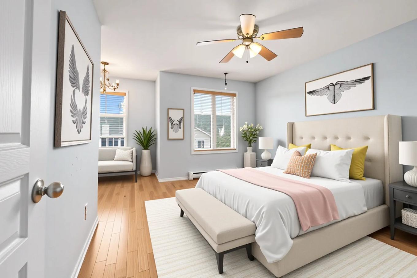 Chambre à coucher principale - 19 Rue Du Frère-André-Daoust, Rigaud, QC - Indoor Photo Showing Bedroom