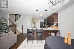 Breakfast area in kitchen. (bar stools excluded). -