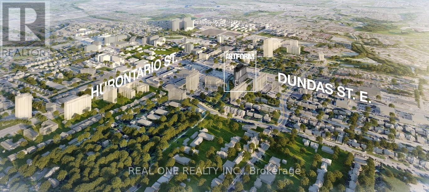 808 - 86 Dundas Street E, Mississauga, ON - Outdoor With View