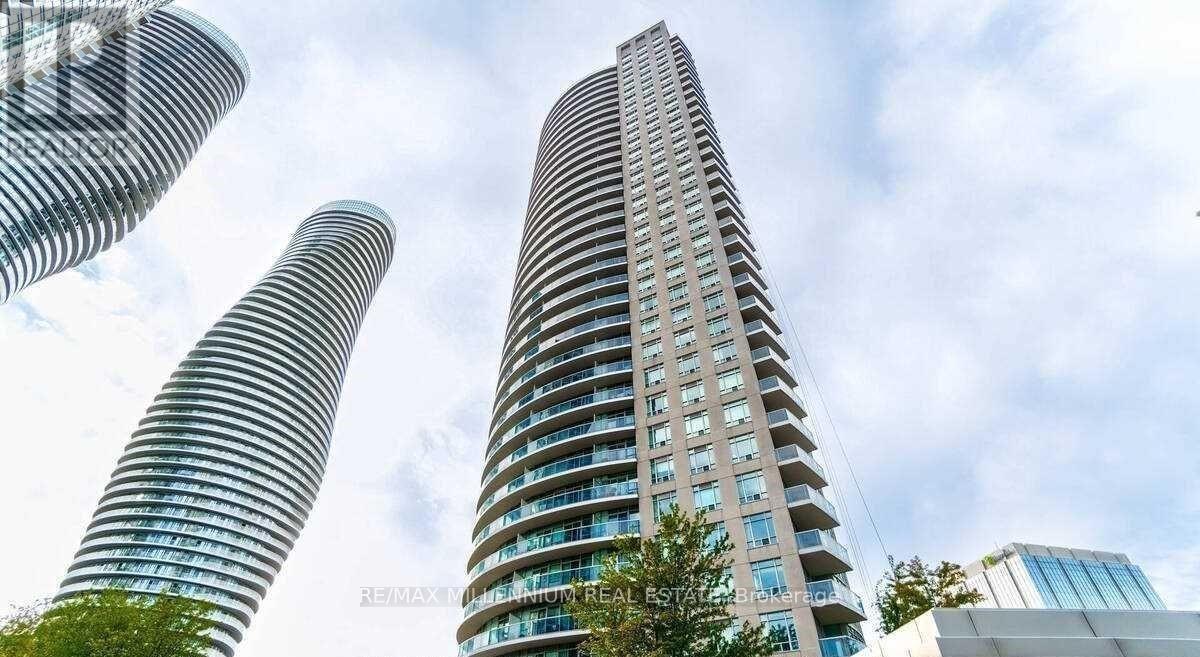 1707 - 80 Absolute Avenue, Mississauga, ON - Outdoor With Balcony With Facade