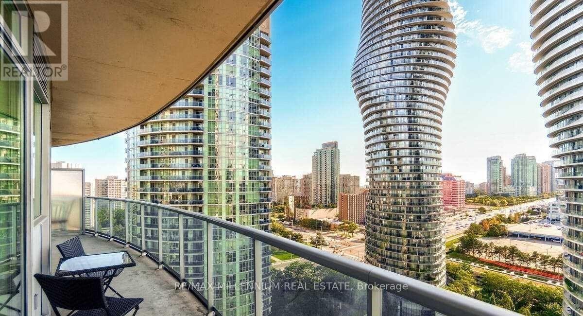 1707 - 80 Absolute Avenue, Mississauga, ON - Outdoor With Balcony