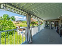 The covered deck also has a gas BBQ hook up -