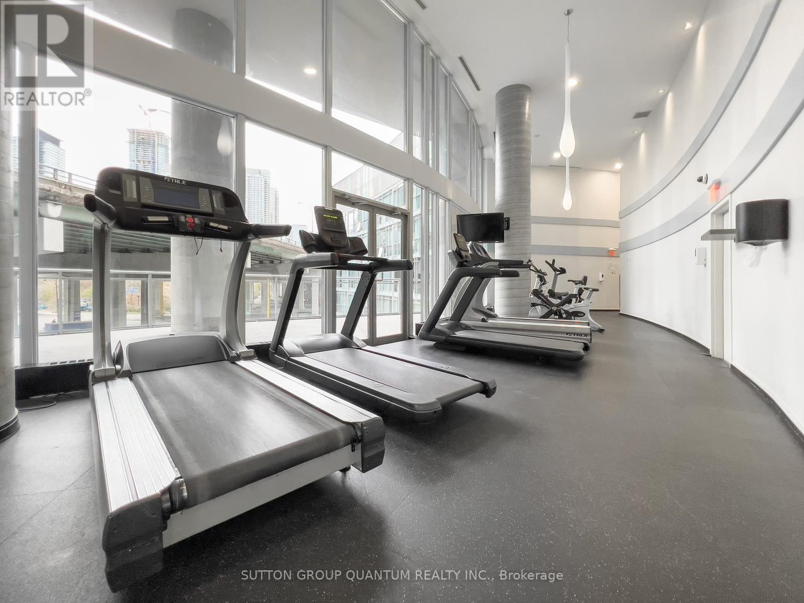 2606 - 38 Dan Leckie Way, Toronto, ON - Indoor Photo Showing Gym Room