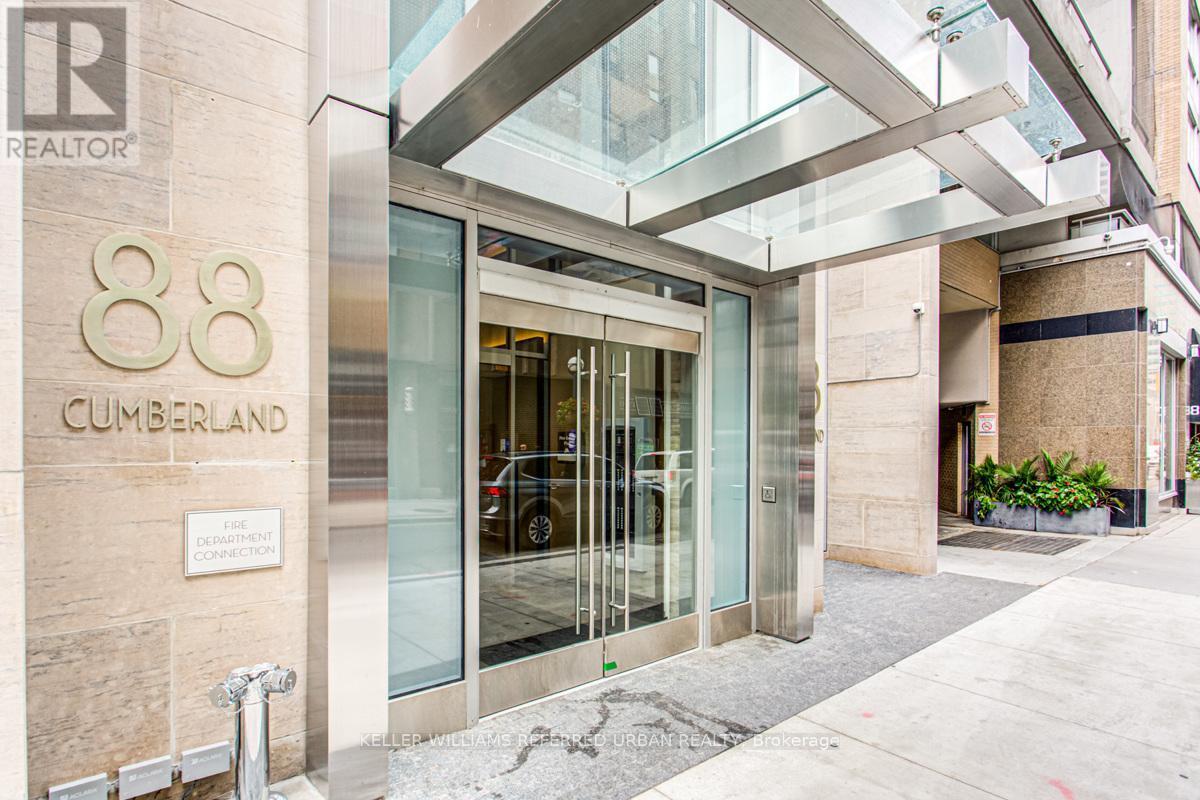 1102 - 88 Cumberland Street, Toronto, ON - With Exterior