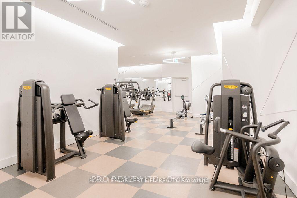 407 - 30 Ordnance Street, Toronto, ON - Indoor Photo Showing Gym Room