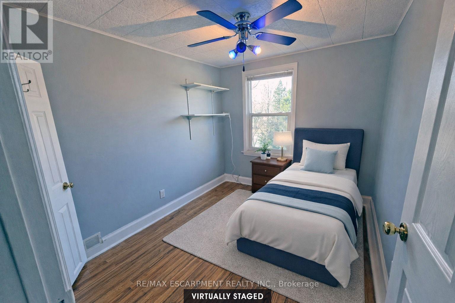 Virtually Staged - Bedroom - 205 Main Street E, Grimsby, ON - Indoor Photo Showing Bedroom