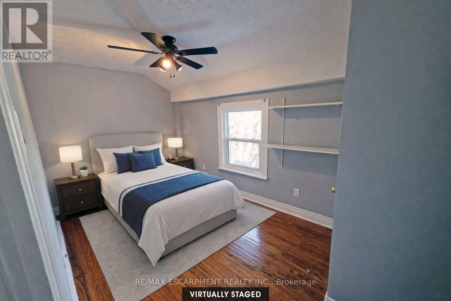 Virtually Staged - Bedroom - 205 Main Street E, Grimsby, ON - Indoor Photo Showing Bedroom