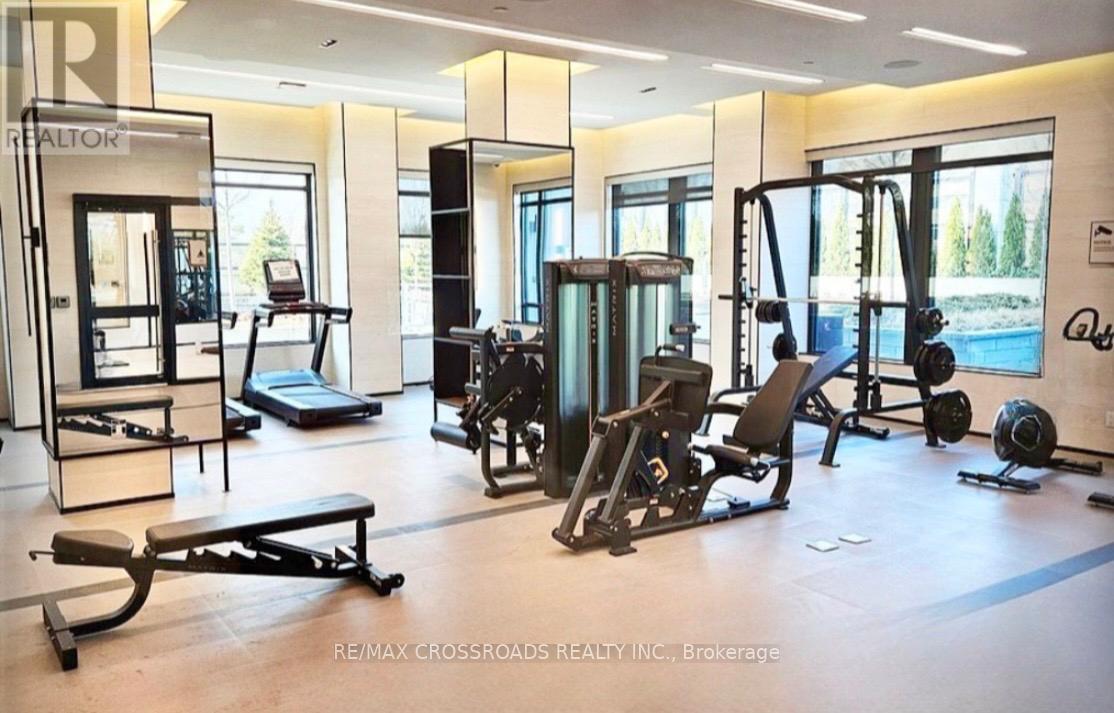 802 - 10 Eva Road, Toronto, ON - Indoor Photo Showing Gym Room