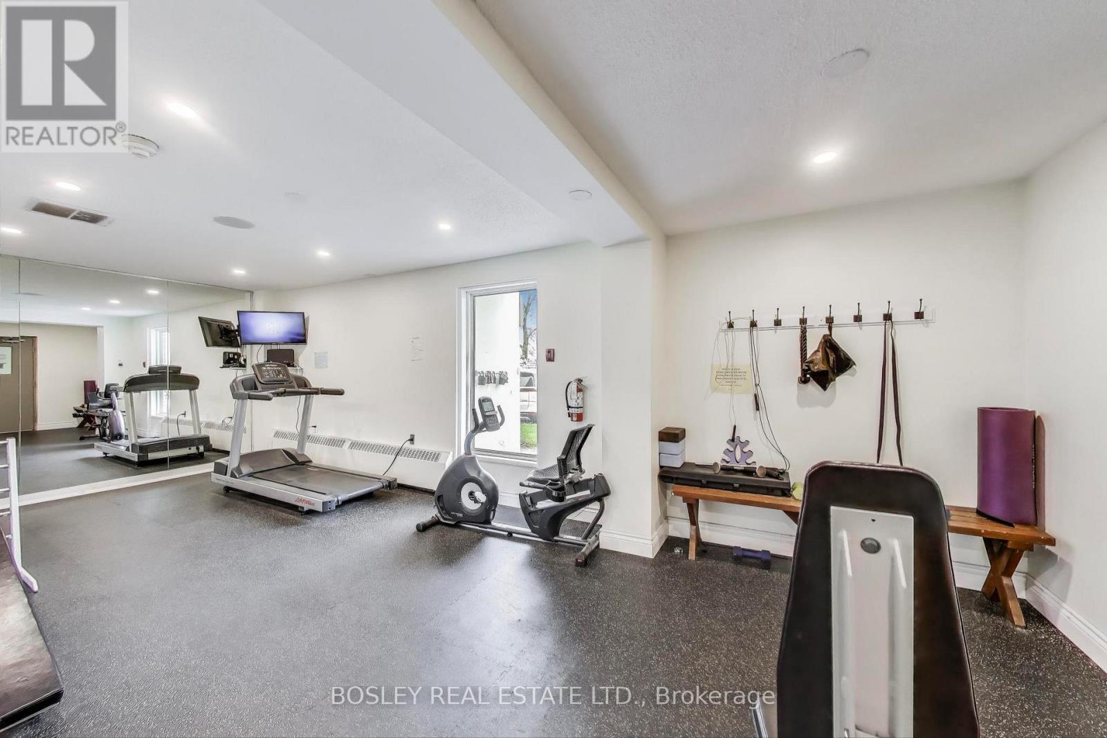 111 - 10 Parkway Forest Drive, Toronto, ON - Indoor Photo Showing Gym Room