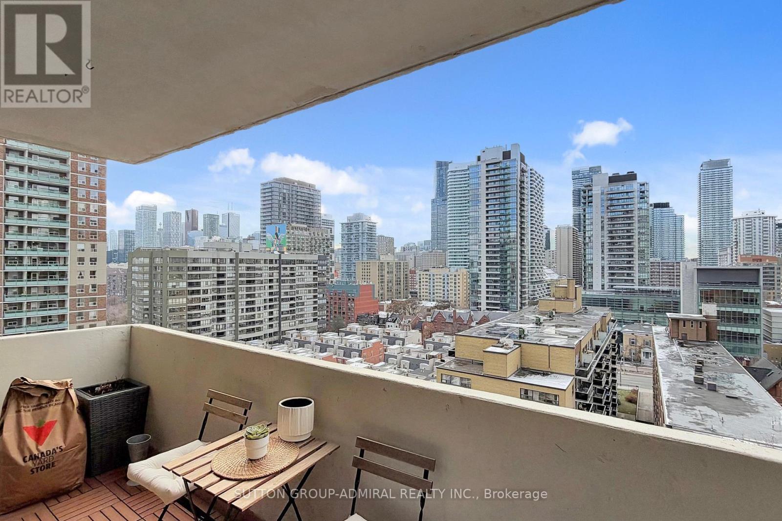 1509 - 40 Homewood Avenue, Toronto, ON - Outdoor With Balcony