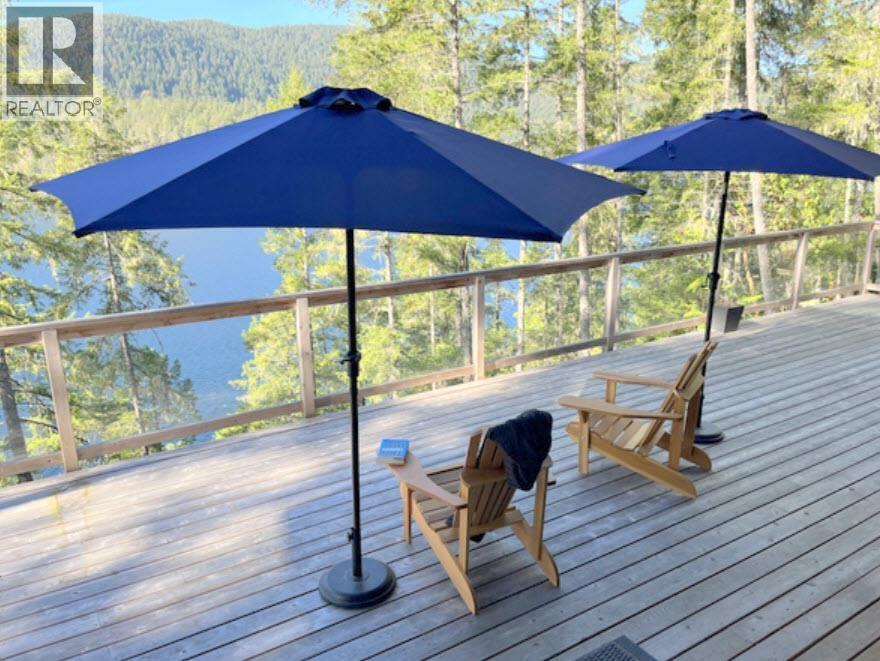 8444 West Sakinaw Lakeshore Way, Pender Harbour, BC - Outdoor With Body Of Water With Deck Patio Veranda With View With Exterior