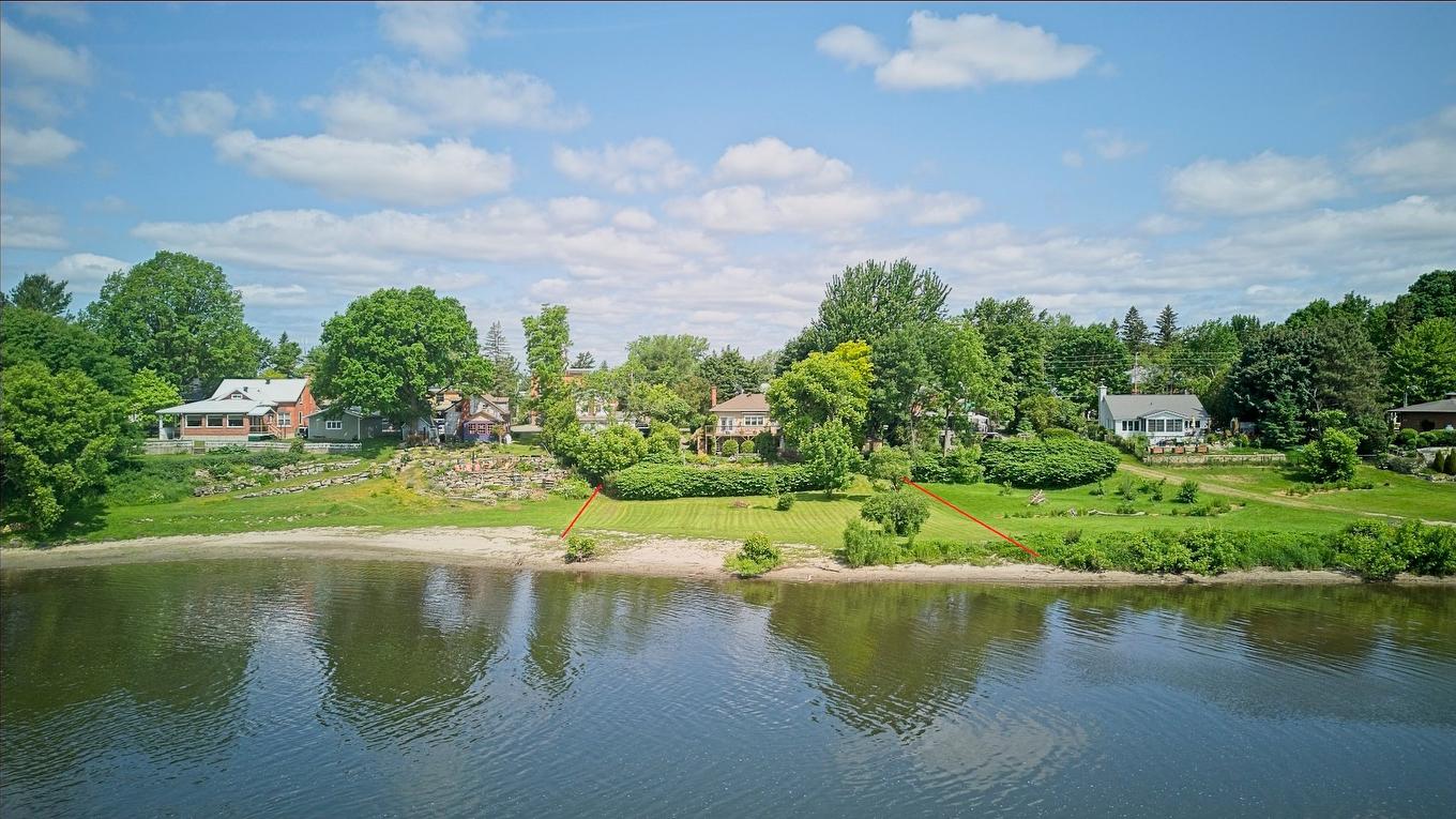 Aerial photo - 60 Rue Lambton, Ormstown, QC - Outdoor With Body Of Water With View