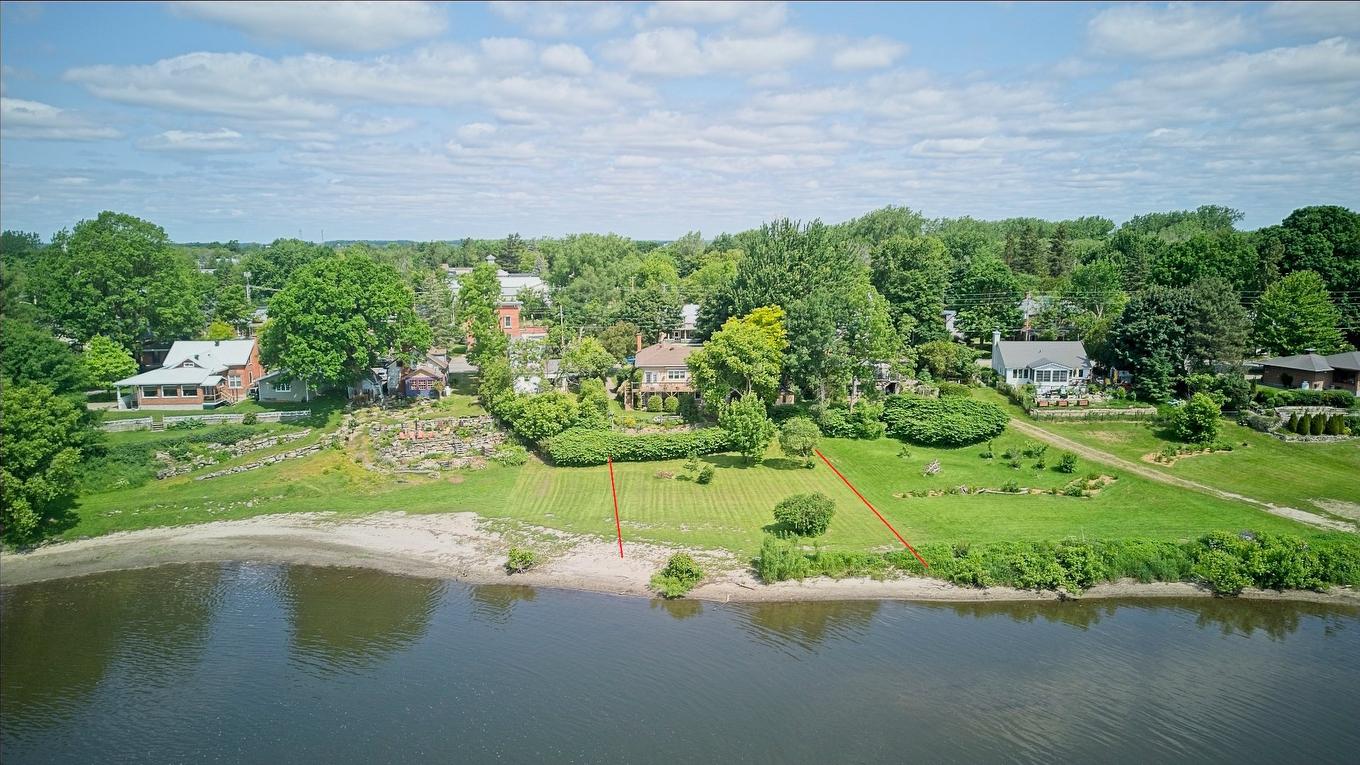 Aerial photo - 60 Rue Lambton, Ormstown, QC - Outdoor With Body Of Water With View