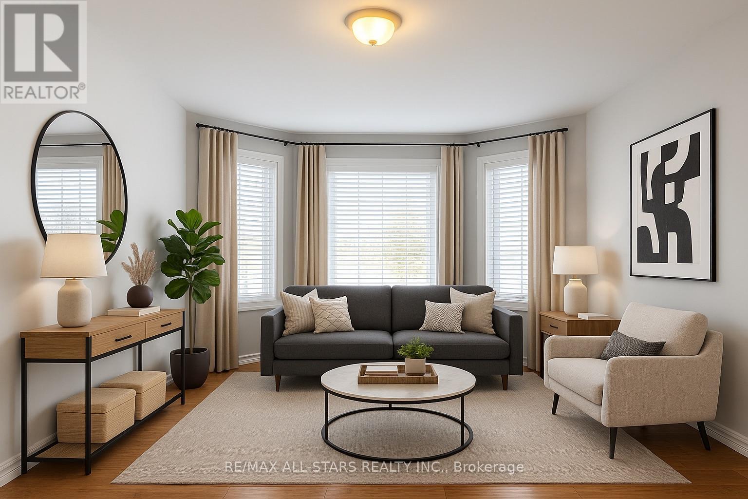 Staged photo of Living Room - Main Floor - 39 Mcgibbon Boulevard, Kawartha Lakes (Lindsay), ON - Indoor Photo Showing Living Room