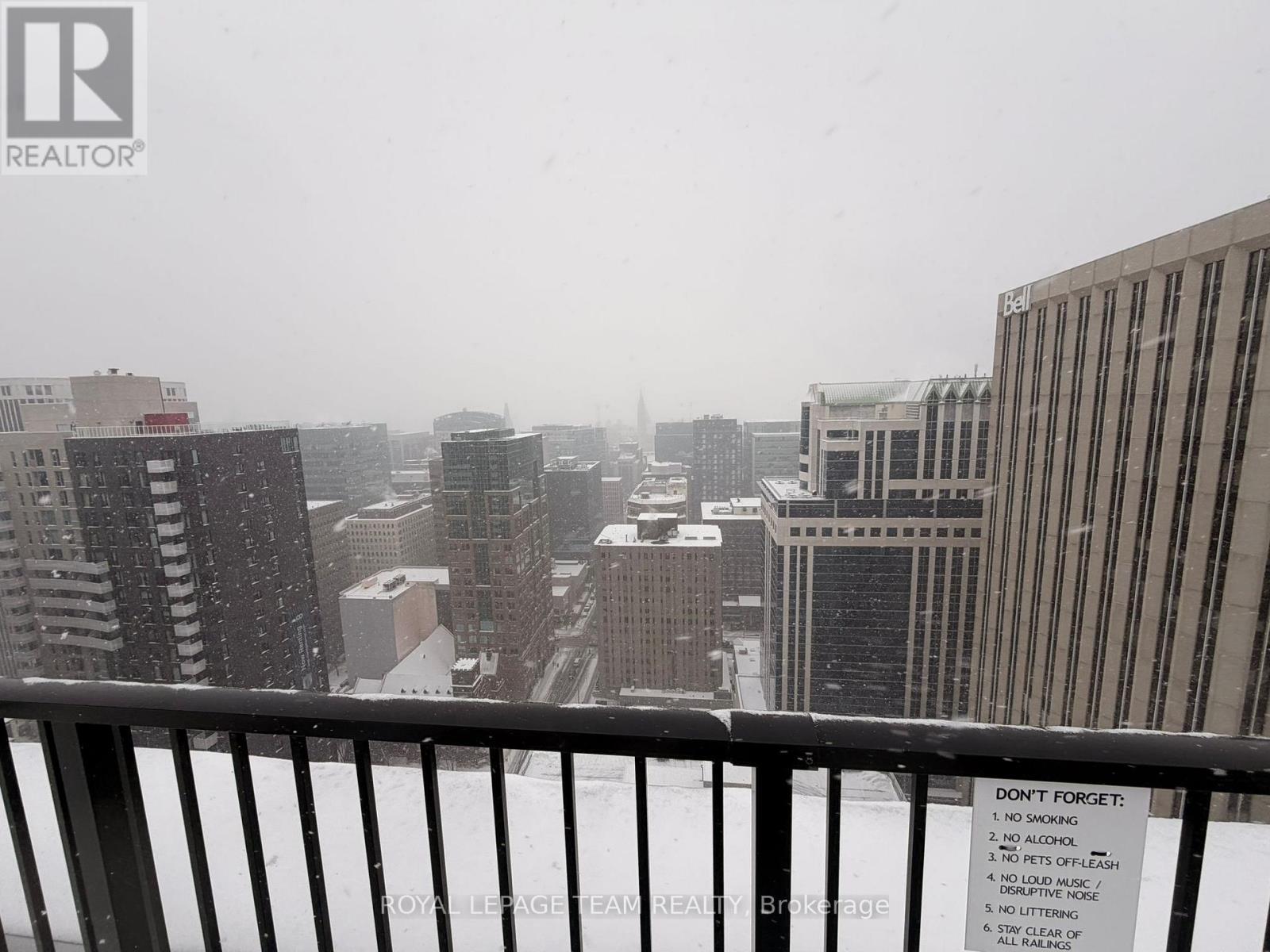 908 - 179 Metcalfe Street, Ottawa, ON - Outdoor With Balcony With View