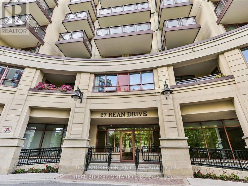 613 - 27 Rean Drive, Toronto, ON - Outdoor With Facade