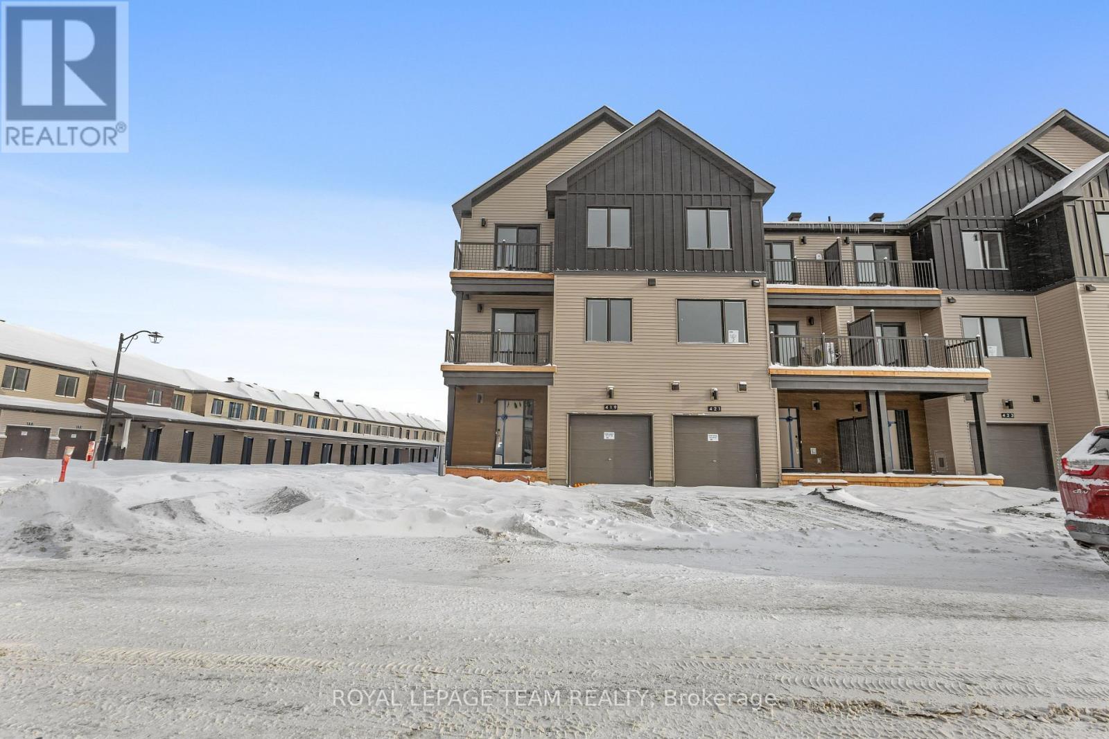 419 Mortar Terrace, Ottawa, ON - Outdoor With Balcony With Facade