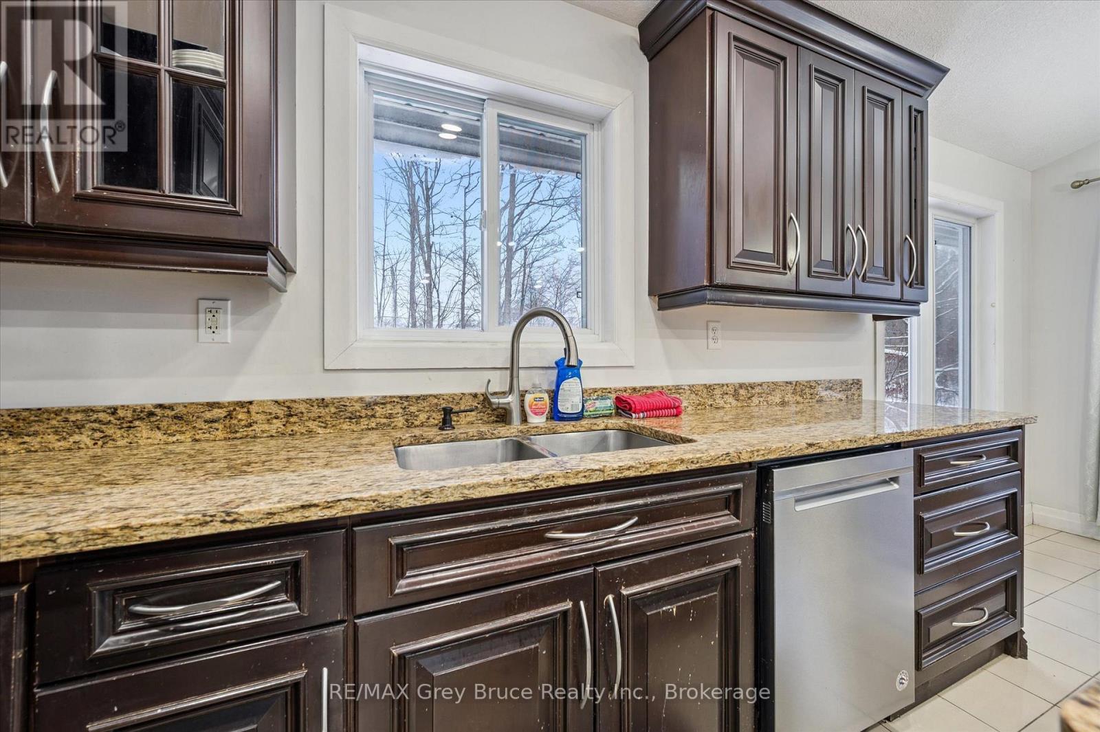 3 Sugarbush Road, South Bruce Peninsula, ON - Indoor Photo Showing Kitchen With Double Sink