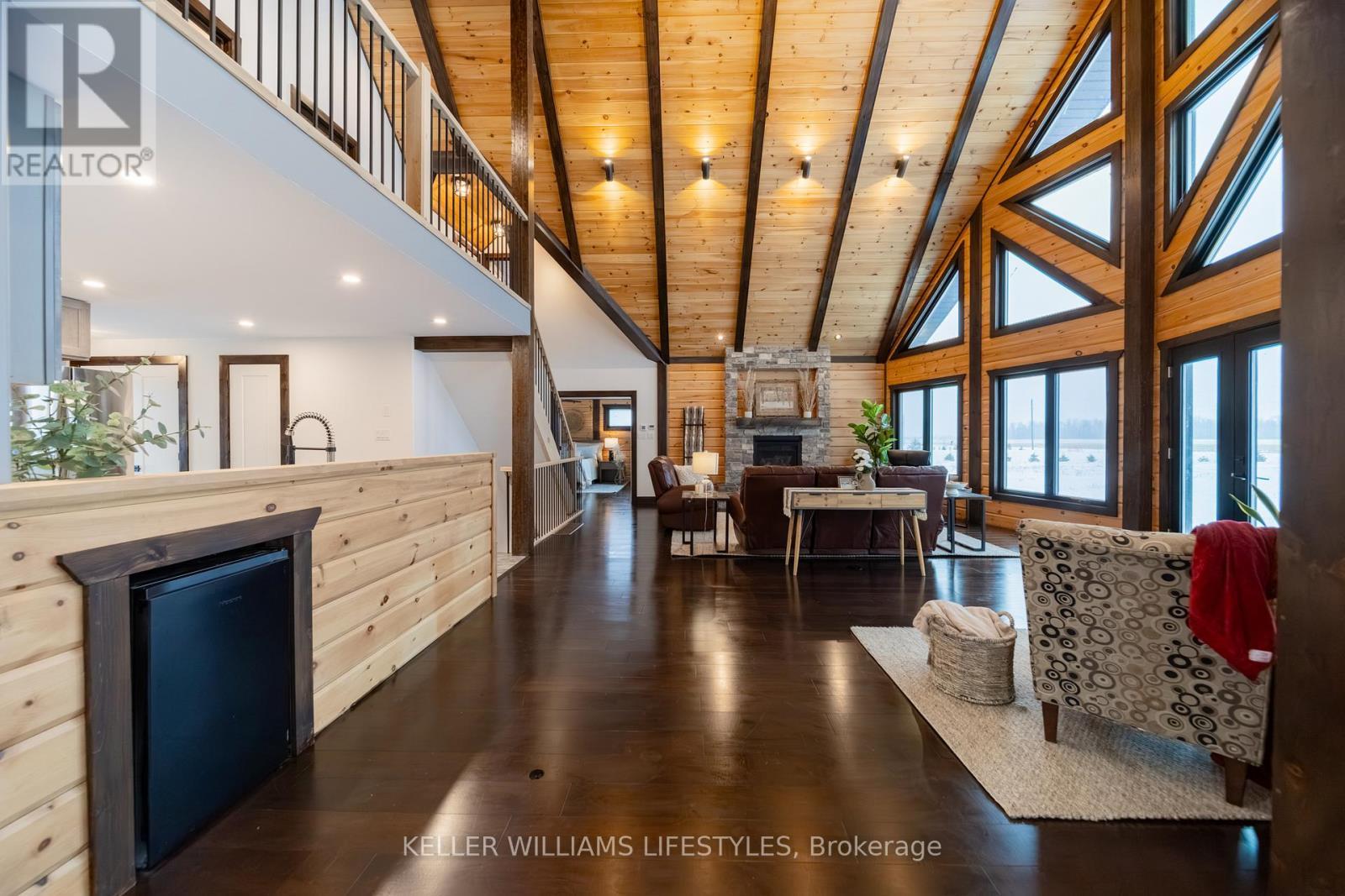 36007 Gore Road, South Huron (Stephen), ON - Indoor With Fireplace