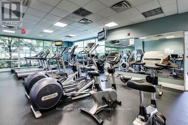 1601 - 155 Legion Road N, Toronto, ON - Indoor Photo Showing Gym Room