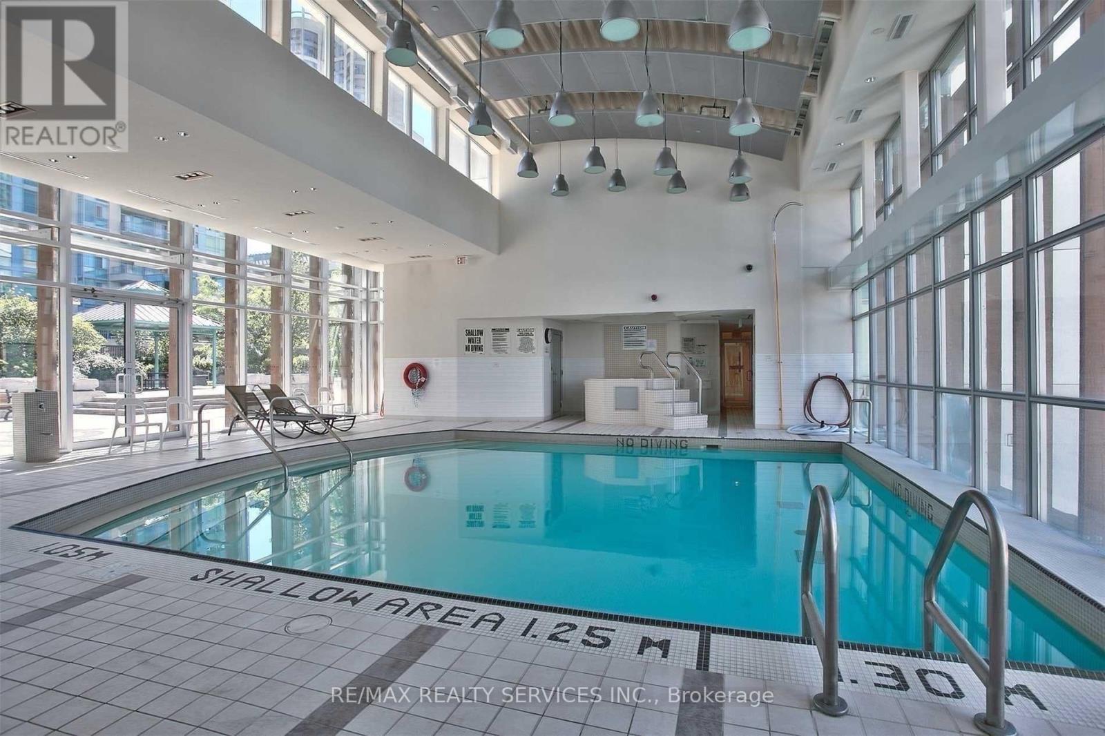 2506 - 220 Burnhamthorpe Road W, Mississauga, ON - Indoor Photo Showing Other Room With In Ground Pool
