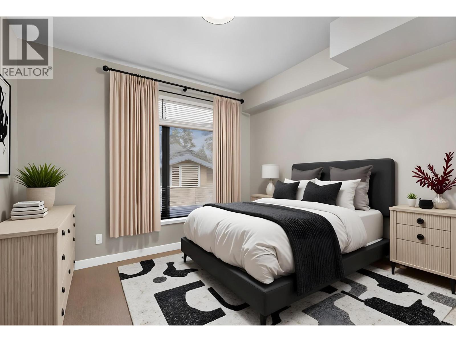 Virtually Staged - 600 Sarsons Road Unit# 203, Kelowna, BC - Indoor Photo Showing Bedroom