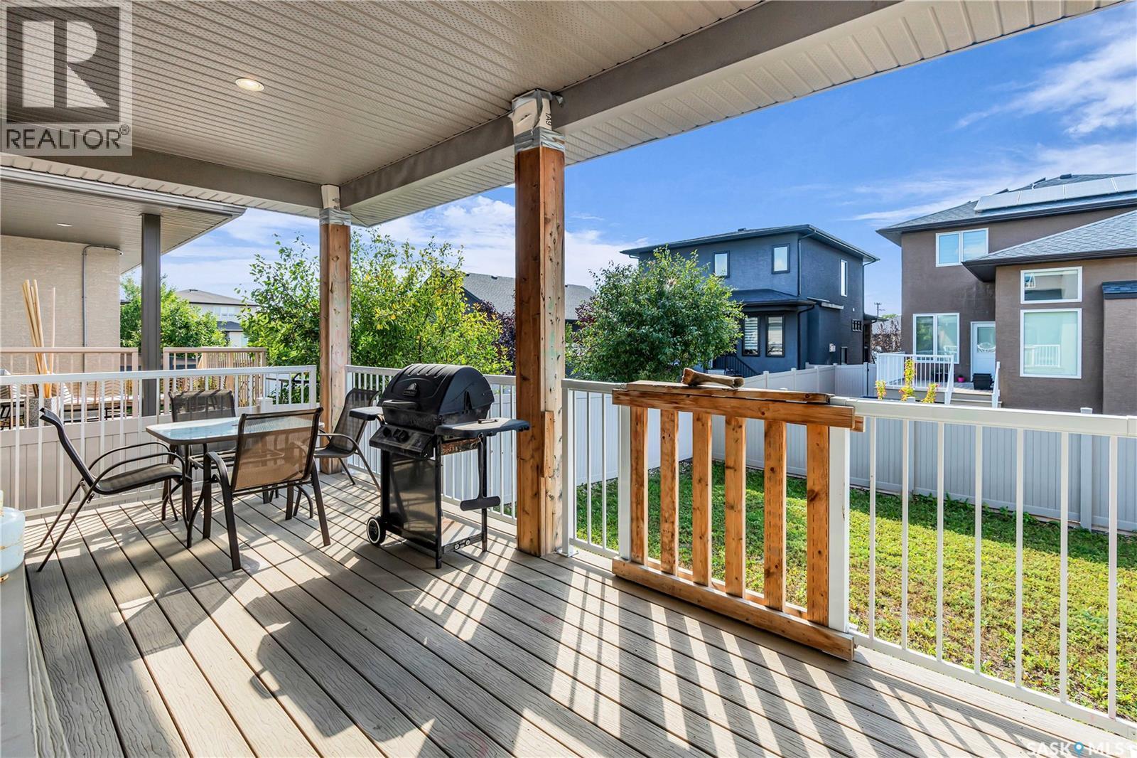3969 Sandhill Crescent, Regina, SK - Outdoor With Deck Patio Veranda With Exterior