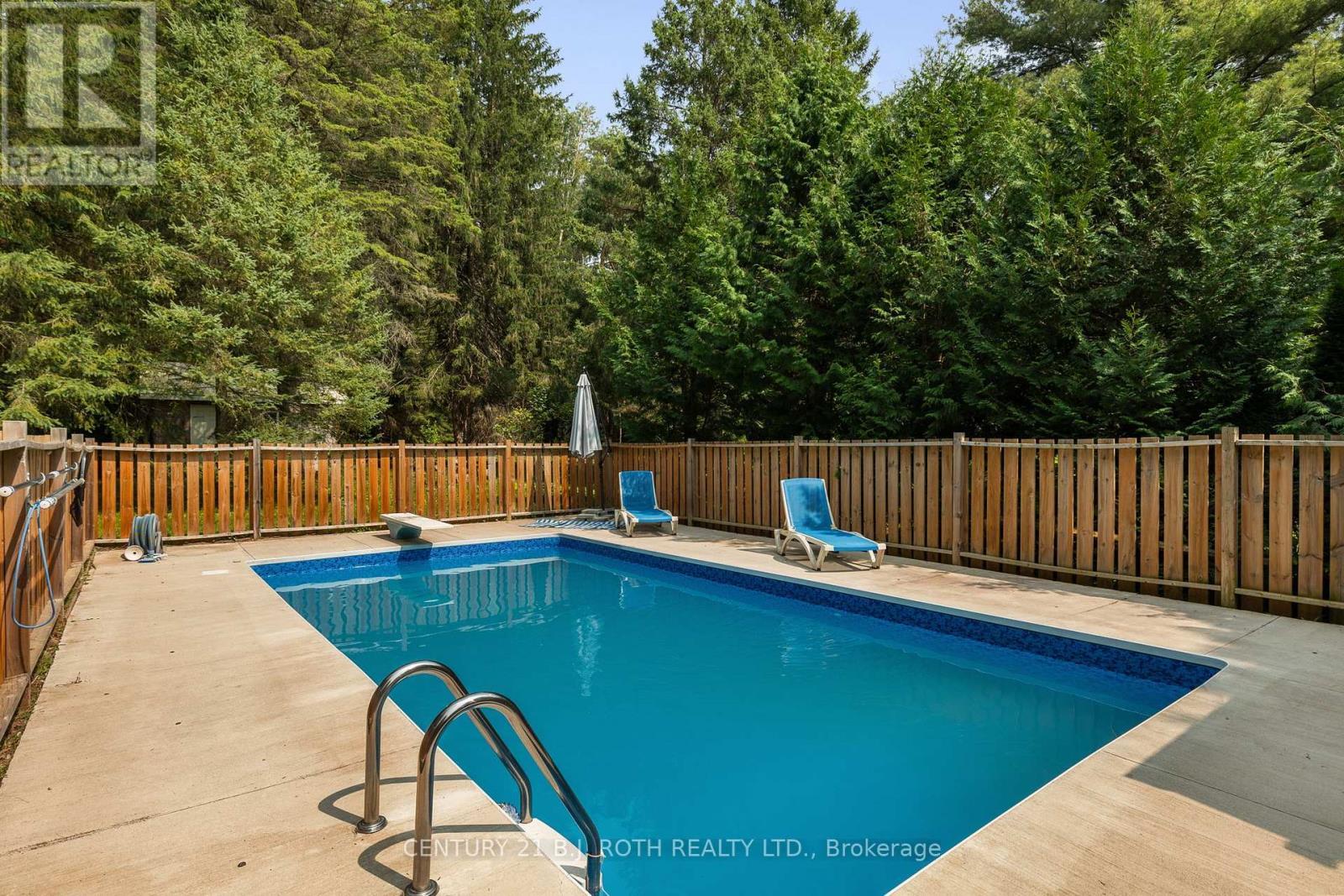 1551 Gill Road, Springwater, ON - Outdoor With In Ground Pool With Backyard