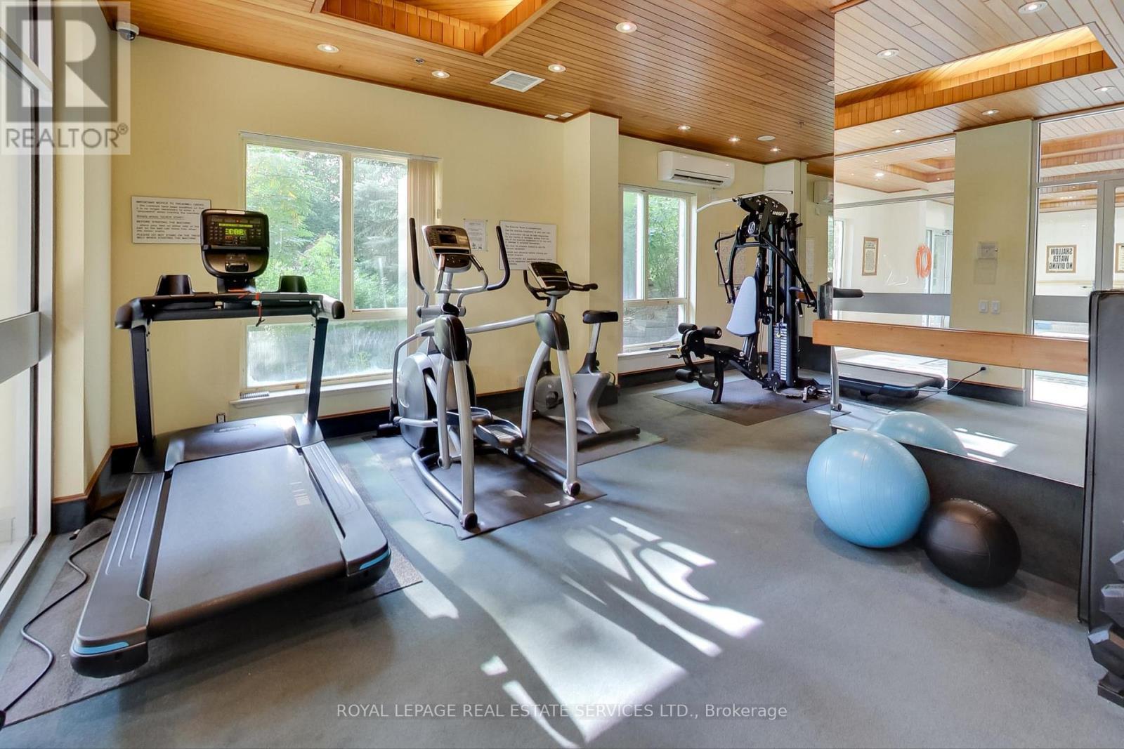 706 - 350 Mill Road, Toronto, ON - Indoor Photo Showing Gym Room