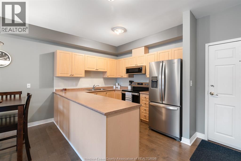 5995 Ellis Street Unit# 202, Lasalle, ON - Indoor Photo Showing Kitchen With Double Sink